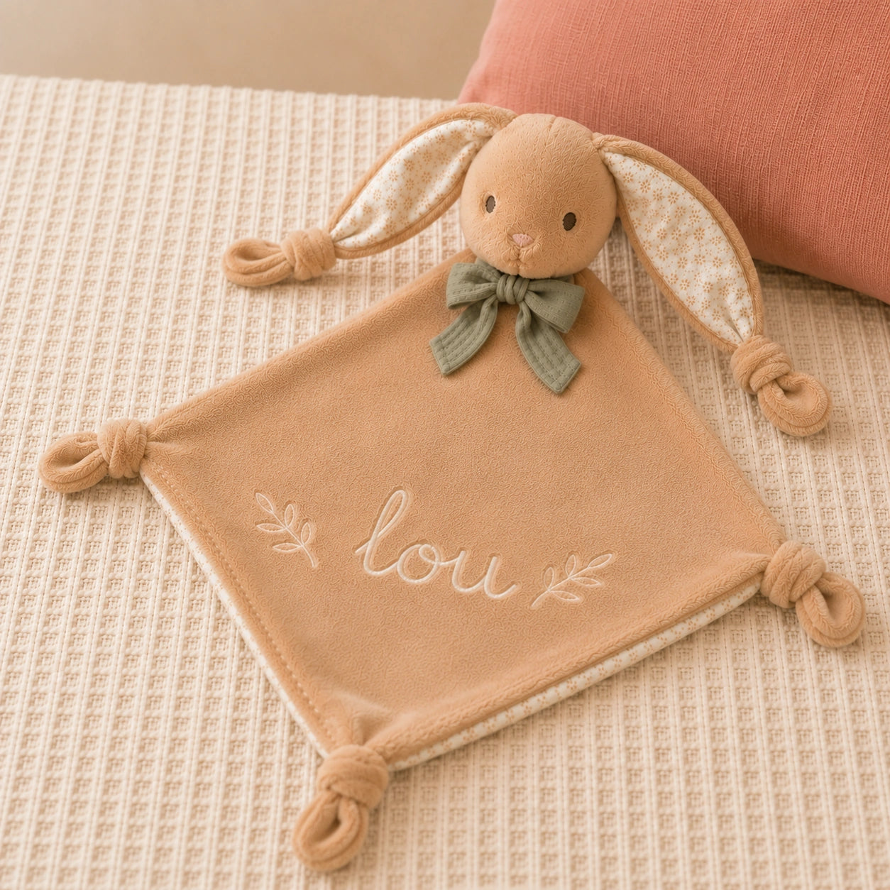Doudou brodé au prénom
